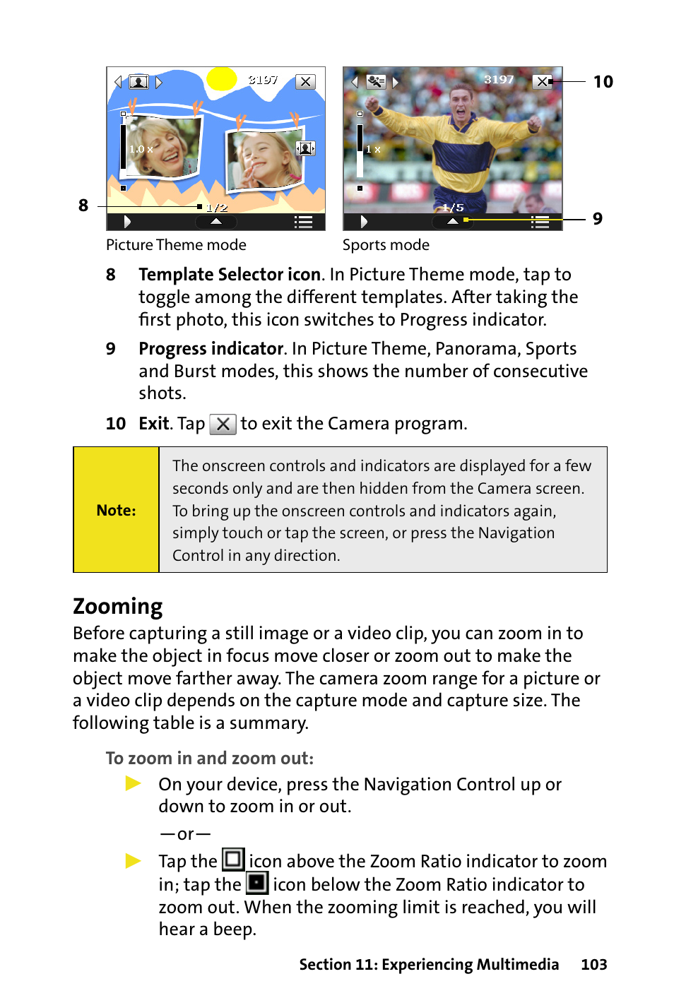 Zooming | HTC Dash User Manual | Page 109 / 158