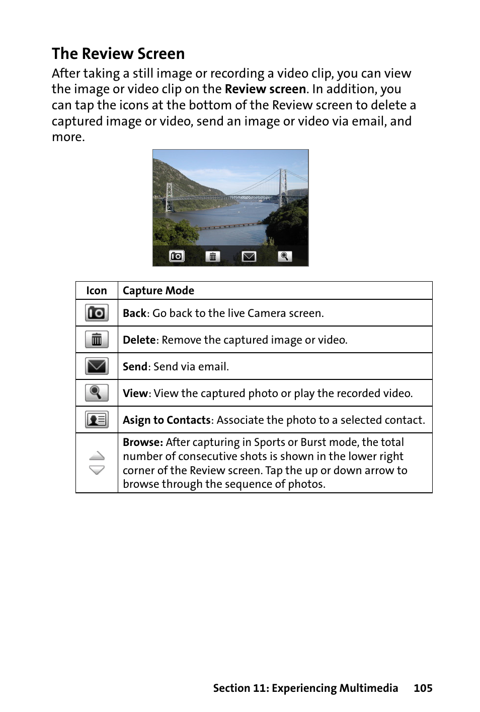 The review screen | HTC Dash User Manual | Page 111 / 158