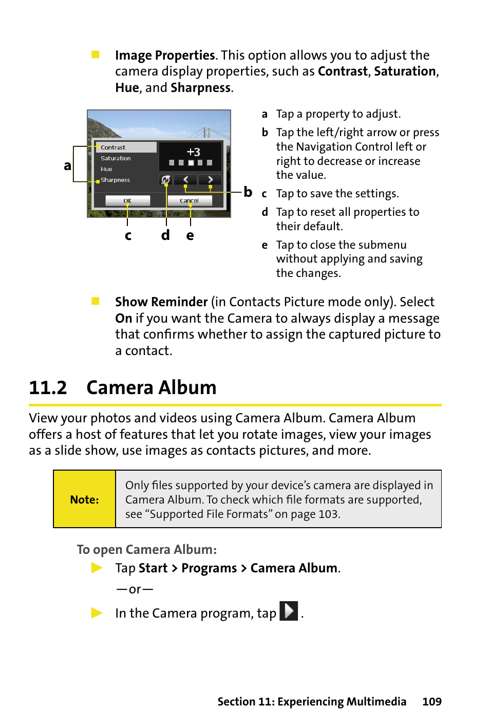 2 camera album | HTC Dash User Manual | Page 115 / 158