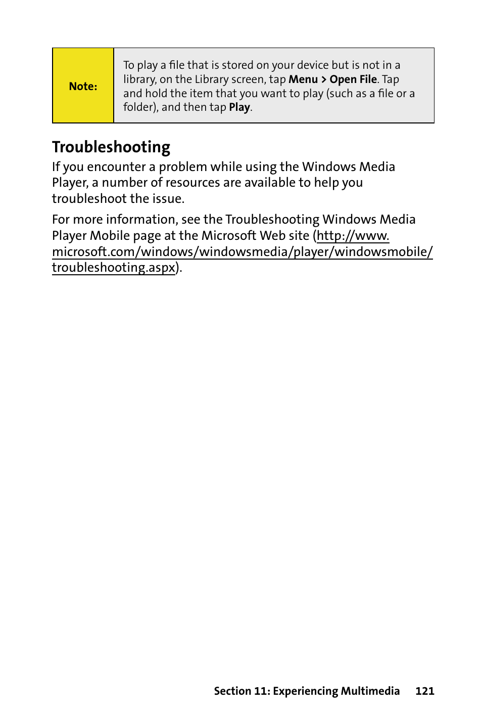 Troubleshooting | HTC Dash User Manual | Page 127 / 158
