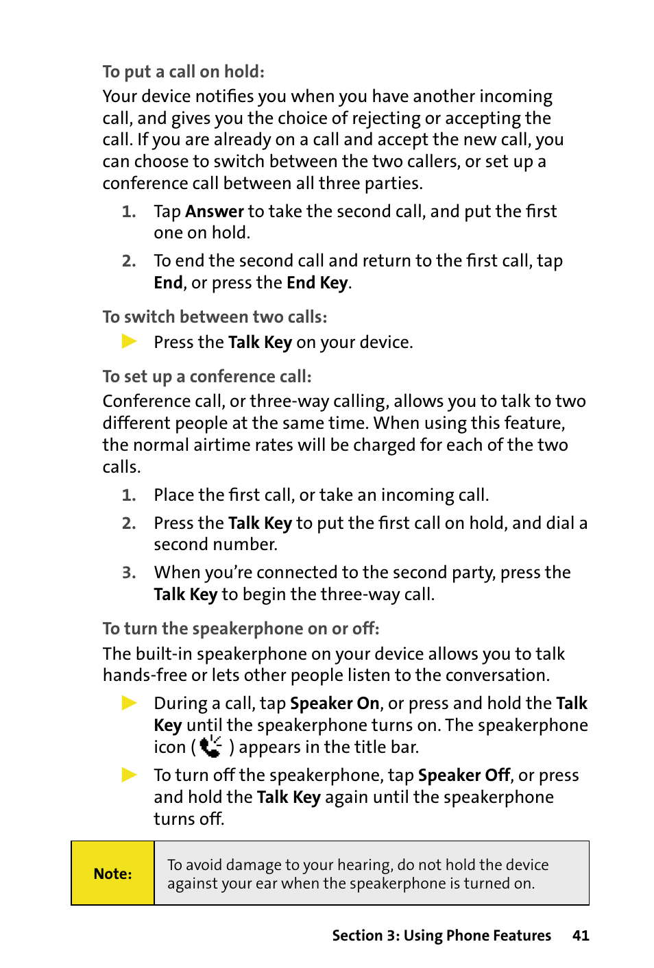HTC Dash User Manual | Page 47 / 158