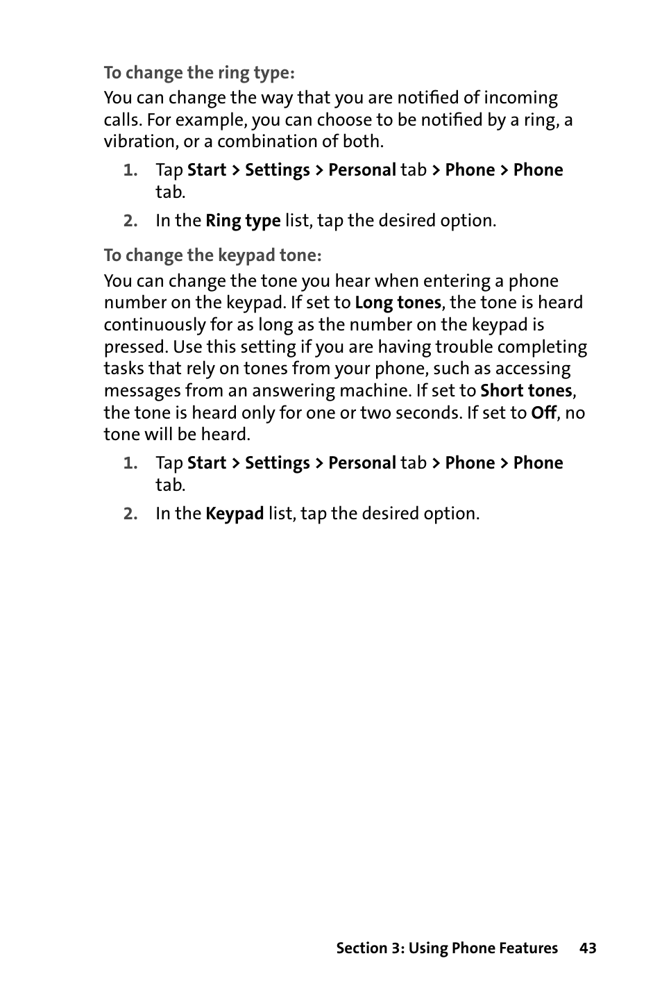 HTC Dash User Manual | Page 49 / 158