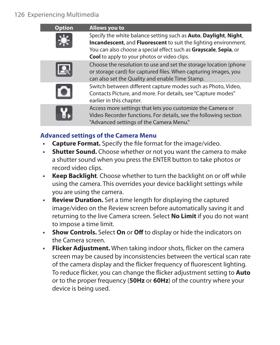 HTC S621 User Manual | Page 126 / 172