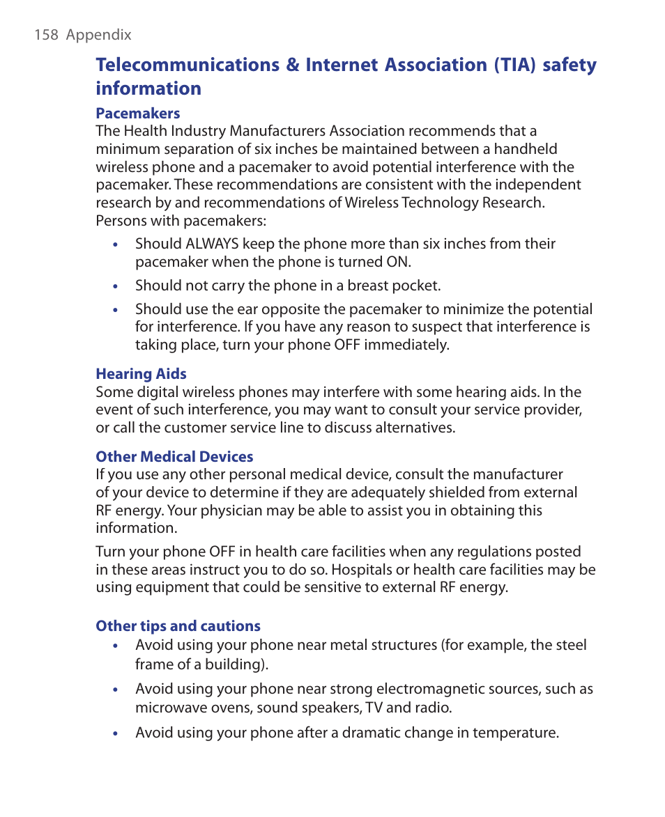 HTC S621 User Manual | Page 158 / 172