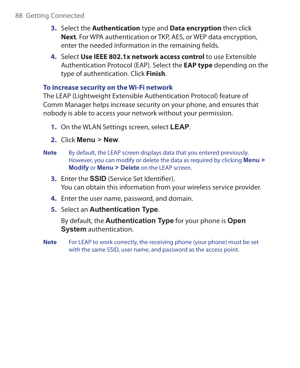 HTC S621 User Manual | Page 88 / 172