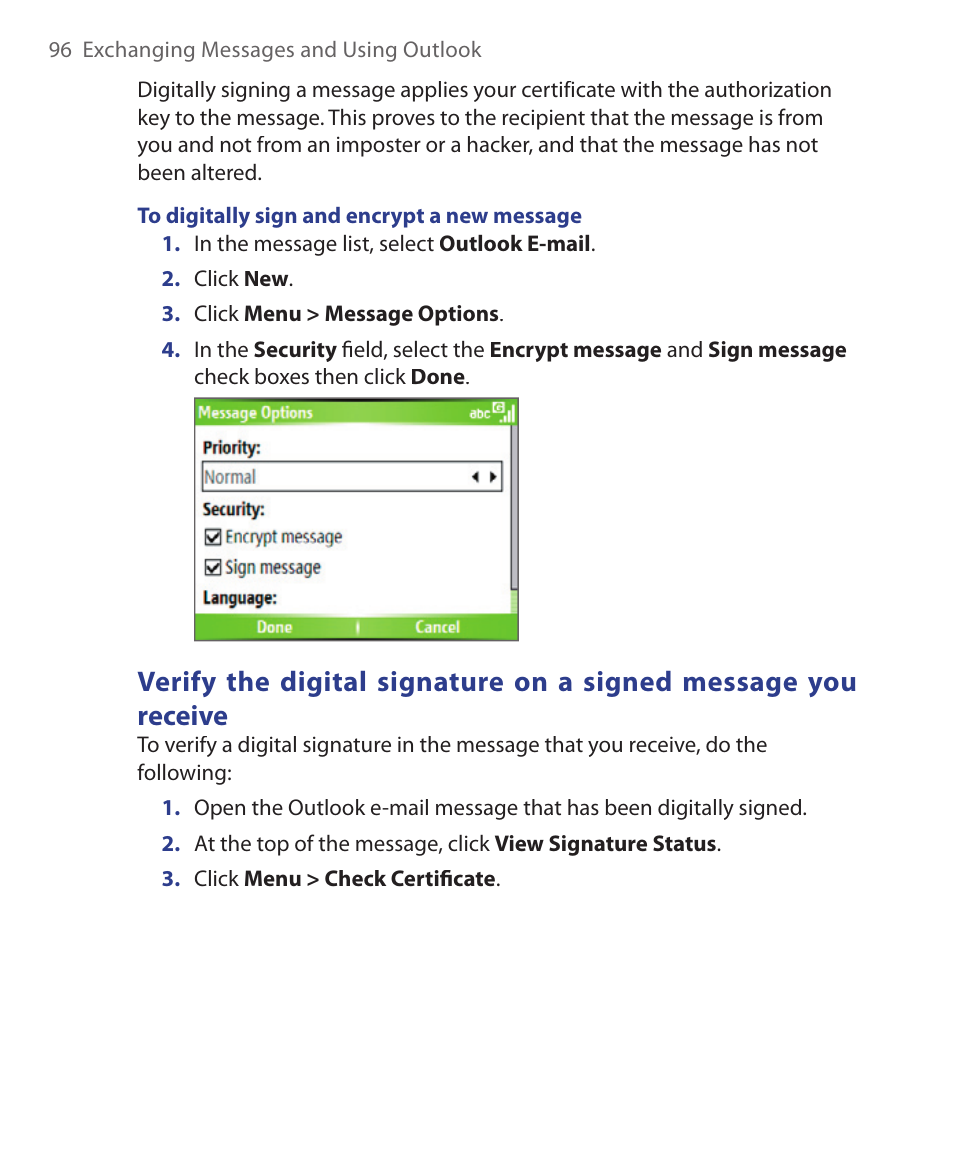 HTC S621 User Manual | Page 96 / 172