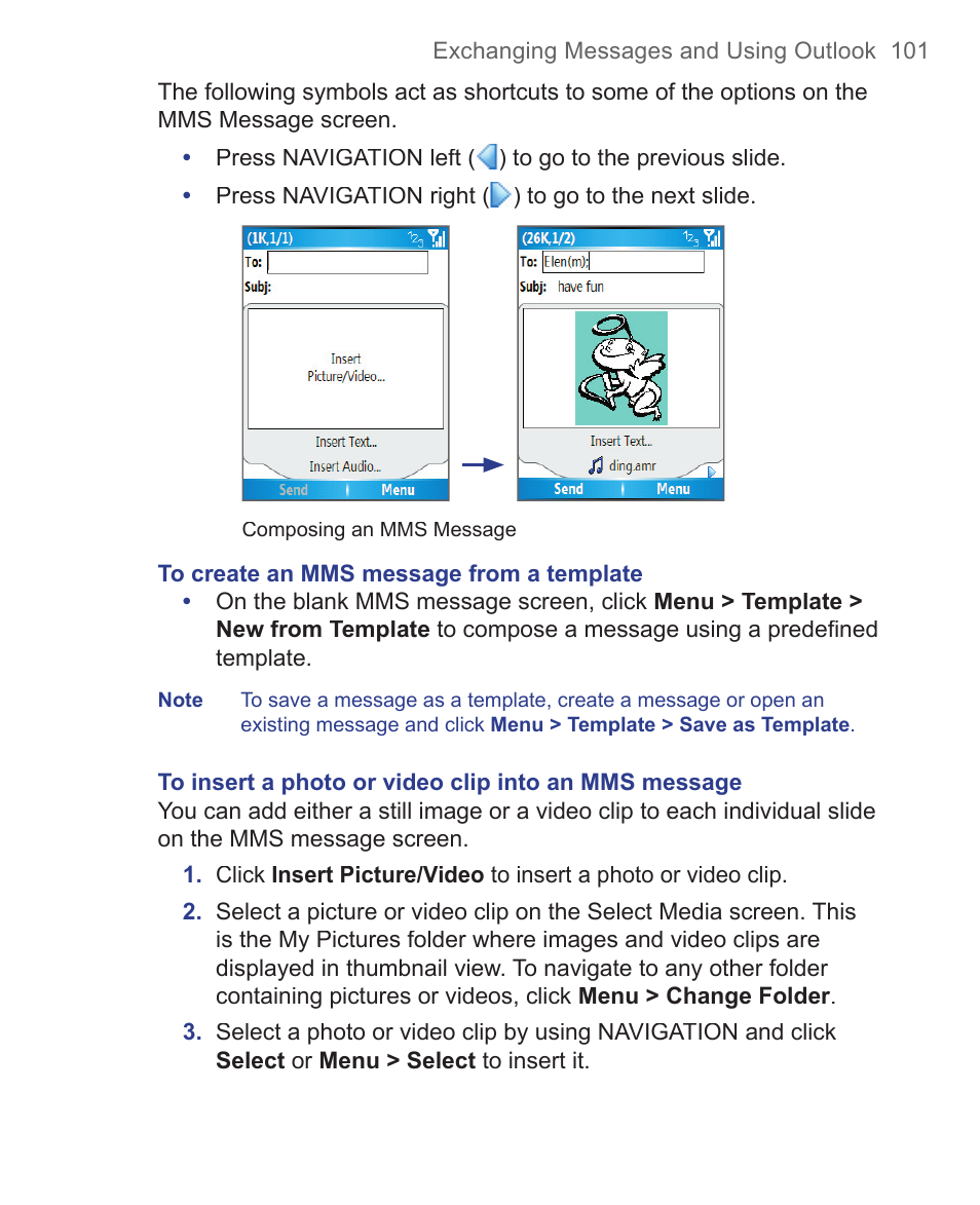 HTC 3125 User Manual | Page 101 / 169