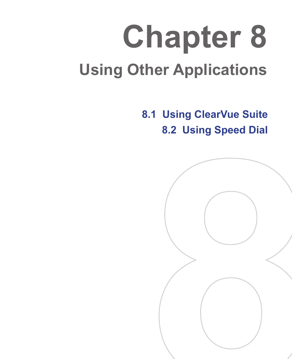 Chapter 8 | HTC 3125 User Manual | Page 142 / 169