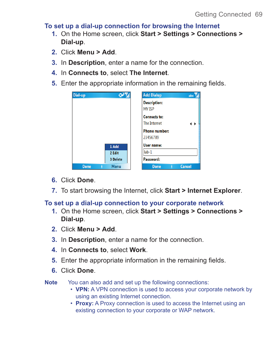 HTC 3125 User Manual | Page 69 / 169