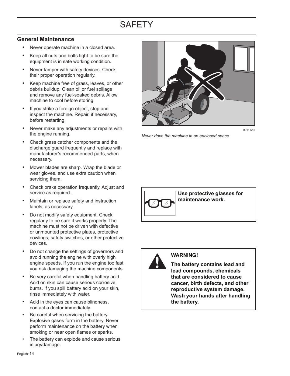 General maintenance, Safety | HTC Z5426 User Manual | Page 14 / 76