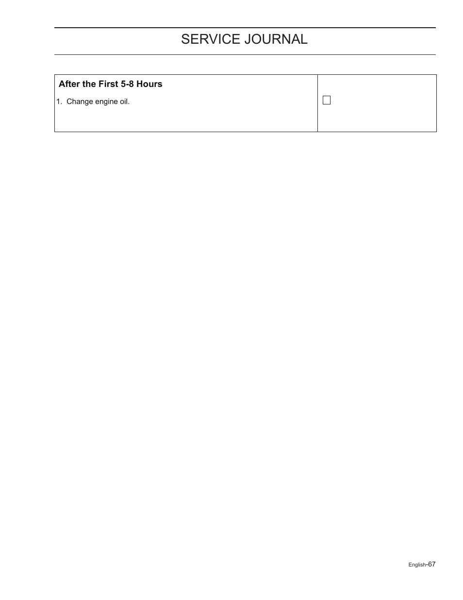 Service journal | HTC Z5426 User Manual | Page 67 / 76