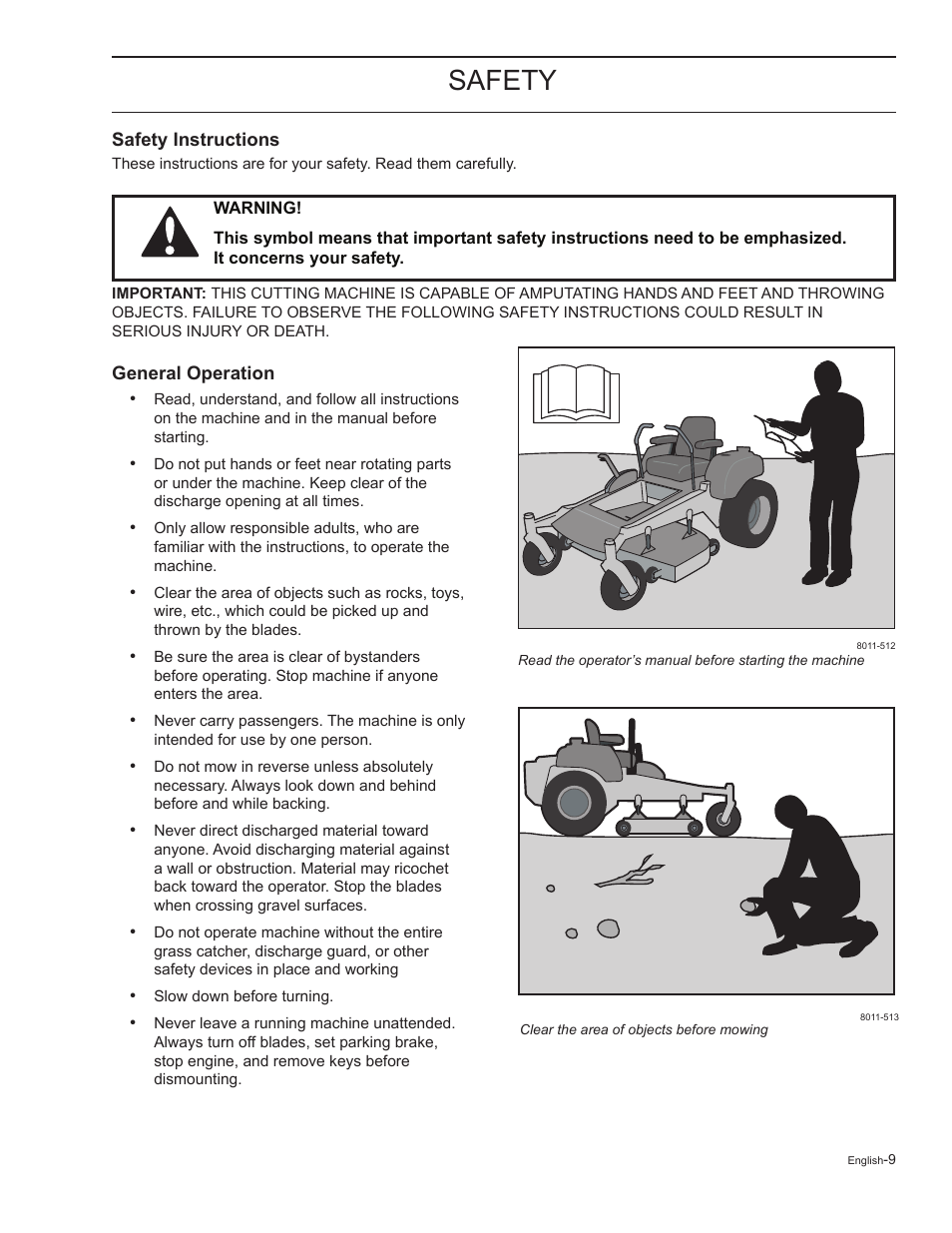 Safety, Safety instructions, General operation | HTC Z5426 User Manual | Page 9 / 76