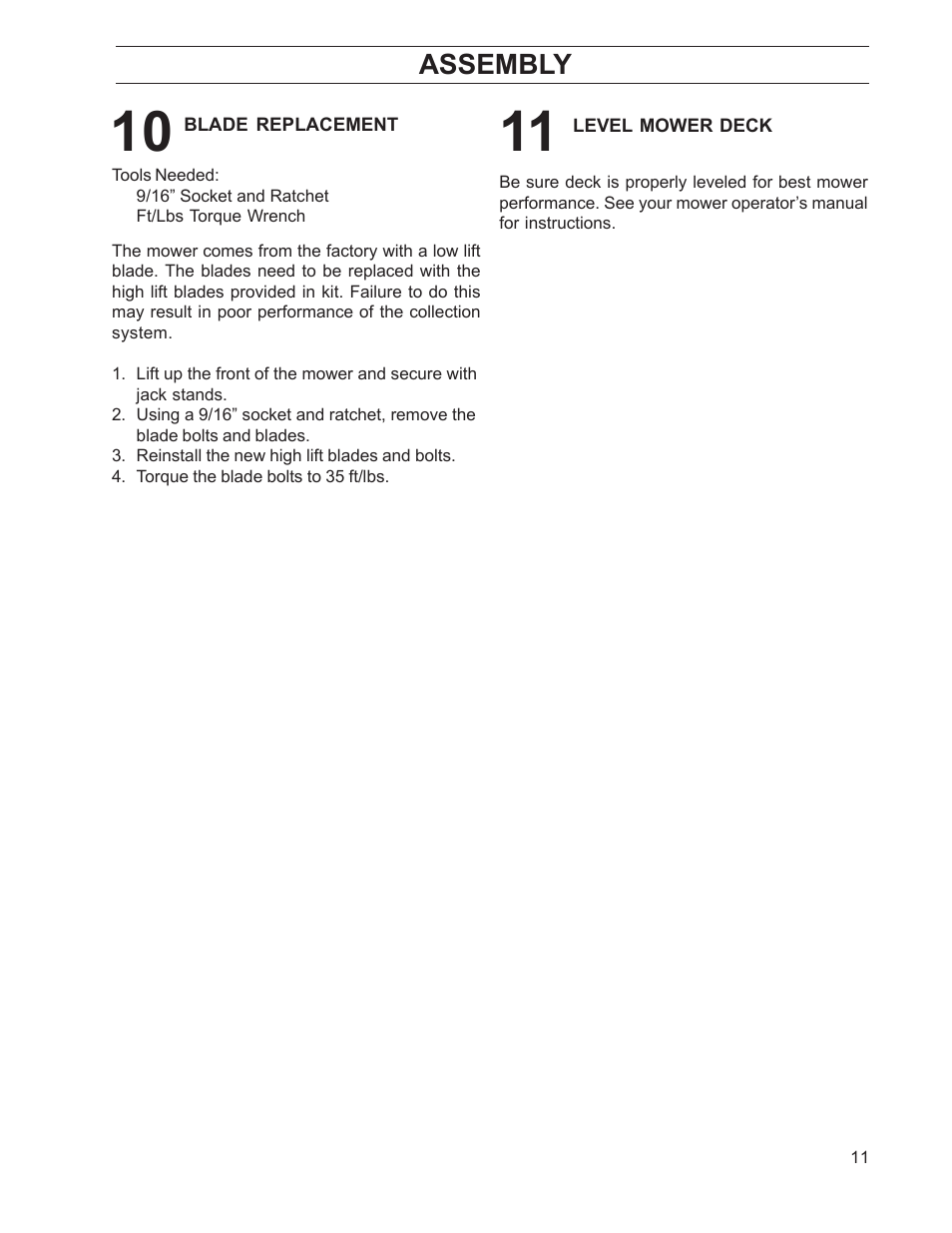 Assembly | HTC 110163 / CZ38 User Manual | Page 11 / 16