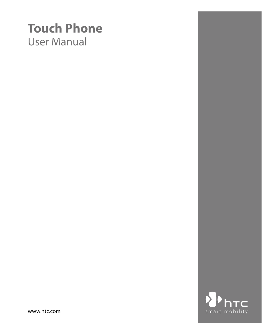 HTC Touch HS S00 User Manual | 135 pages