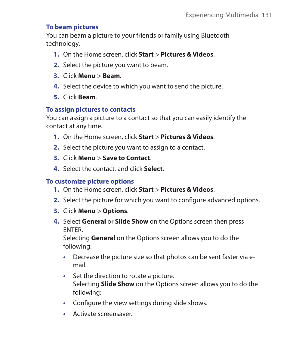HTC EMC220 User Manual | Page 131 / 172