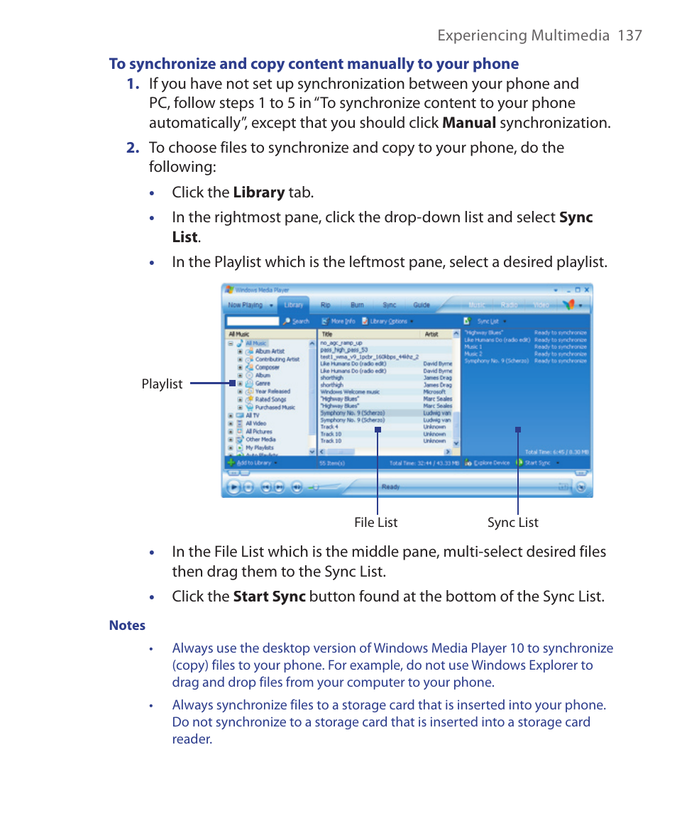 HTC EMC220 User Manual | Page 137 / 172