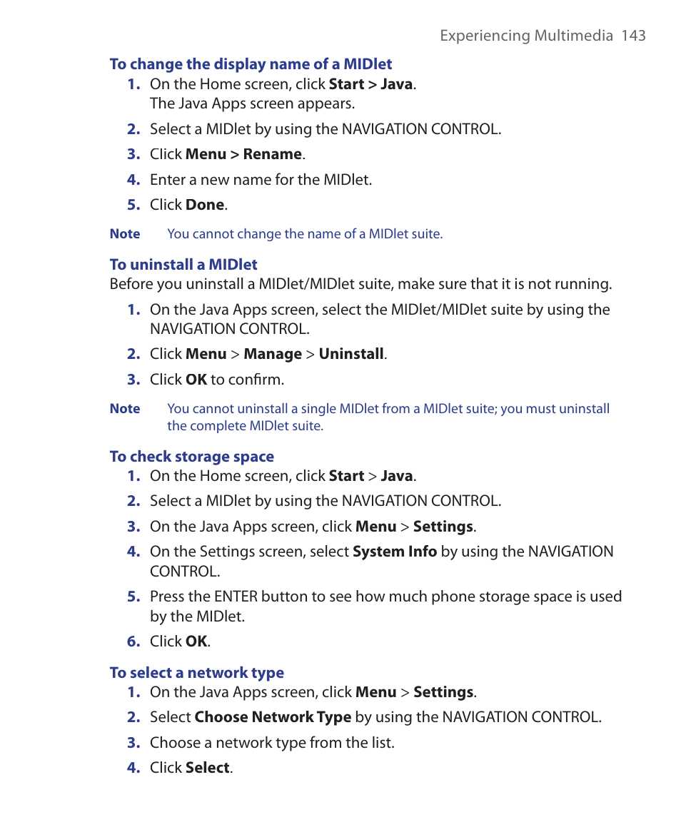 HTC EMC220 User Manual | Page 143 / 172