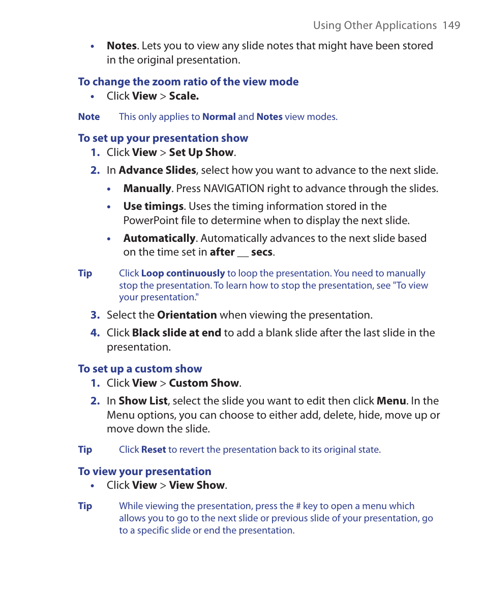 HTC EMC220 User Manual | Page 149 / 172