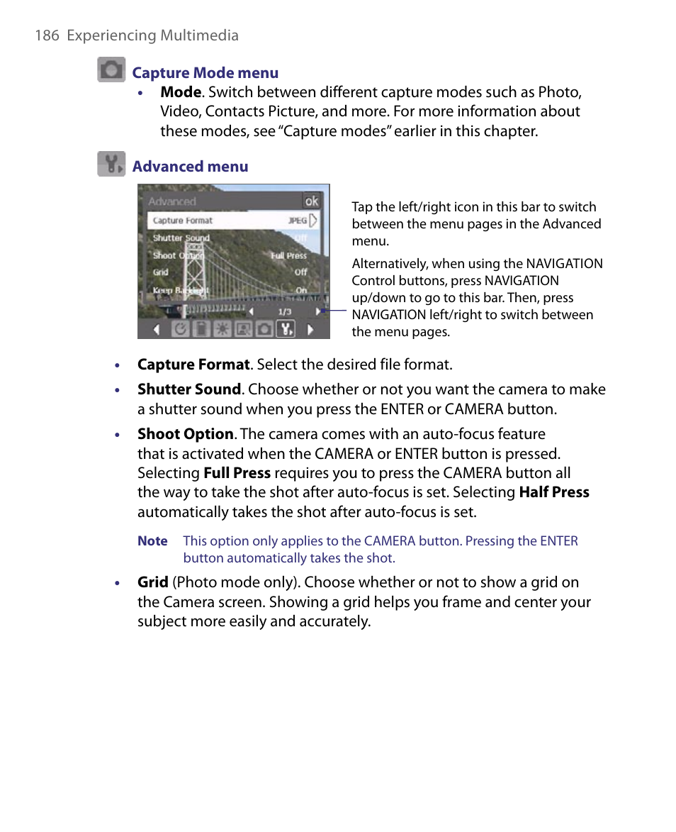 HTC Tilt 8900 User Manual | Page 186 / 240