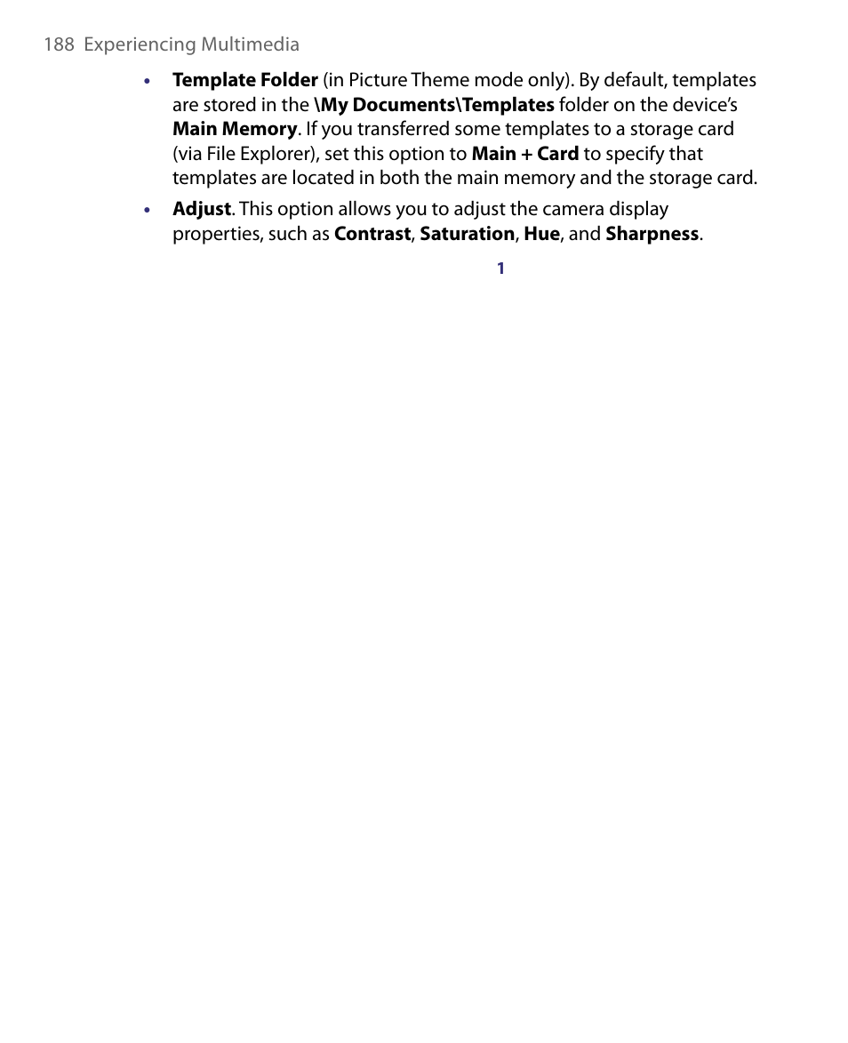 HTC Tilt 8900 User Manual | Page 188 / 240