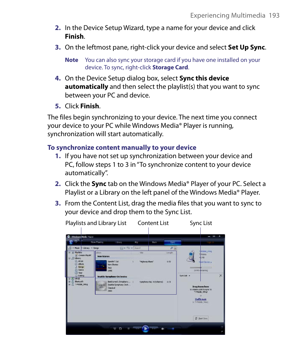 HTC Tilt 8900 User Manual | Page 193 / 240