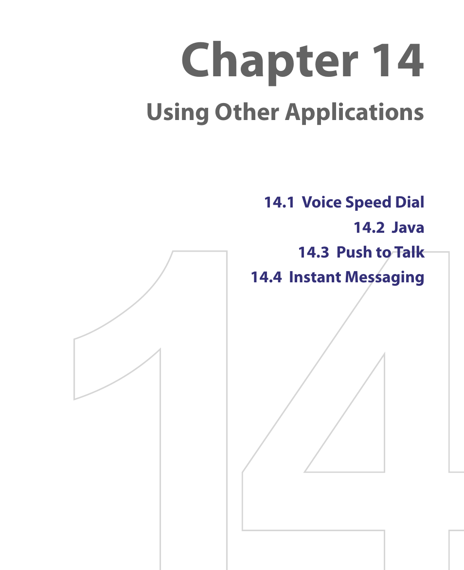 Chapter 14 | HTC Tilt 8900 User Manual | Page 211 / 240