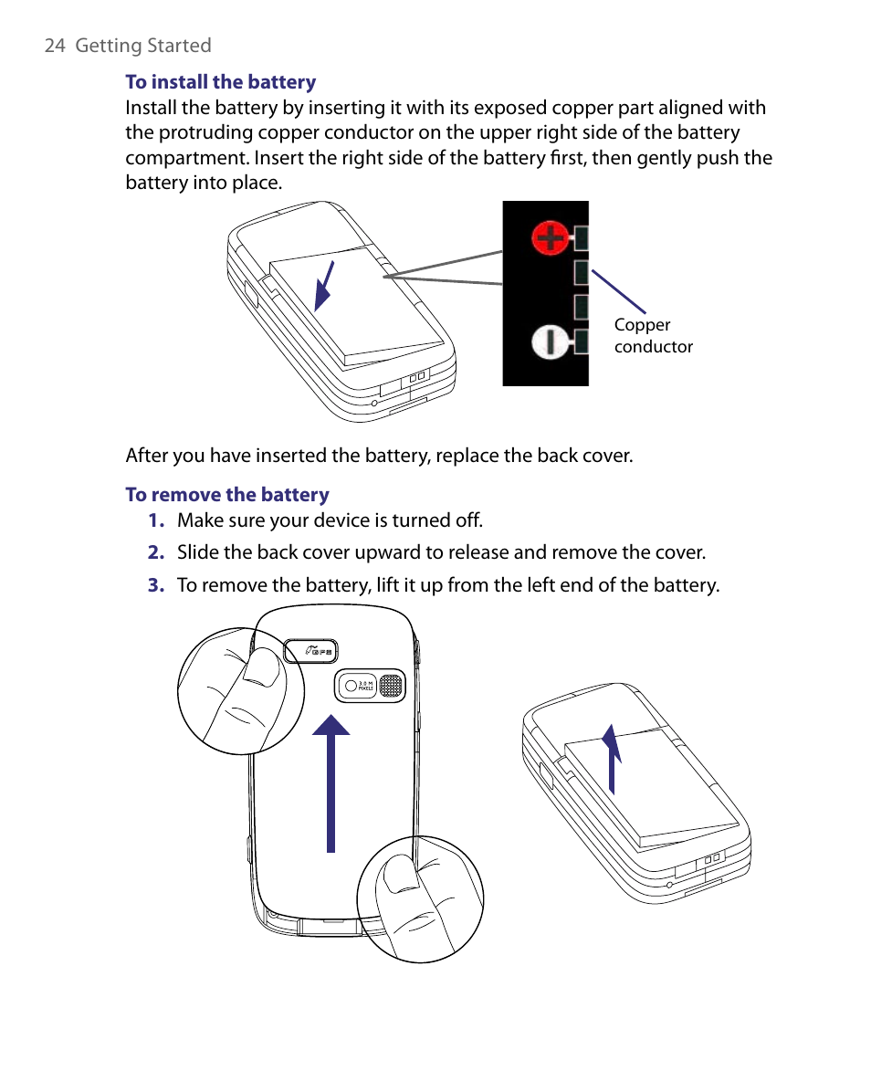 HTC Tilt 8900 User Manual | Page 24 / 240