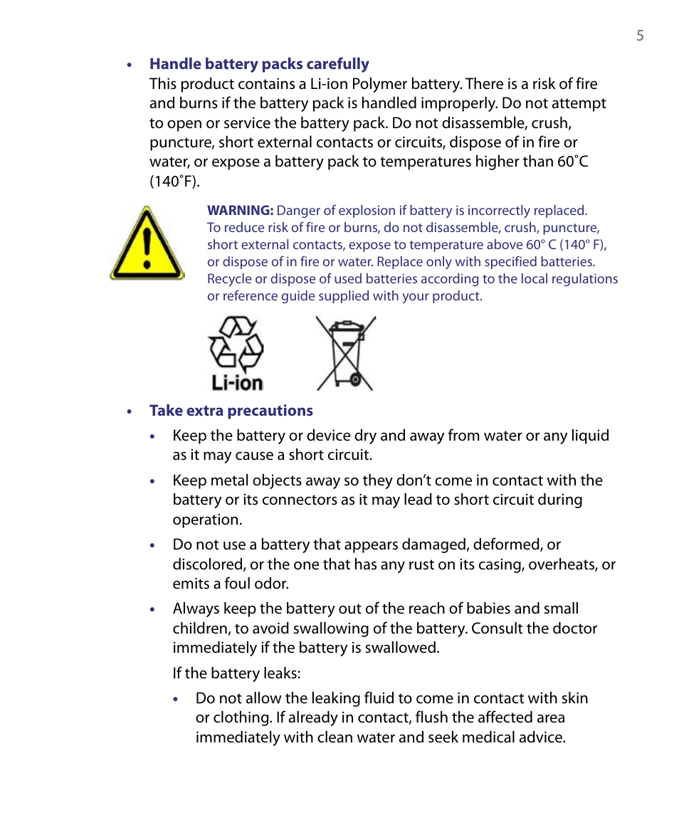 HTC Tilt 8900 User Manual | Page 5 / 240