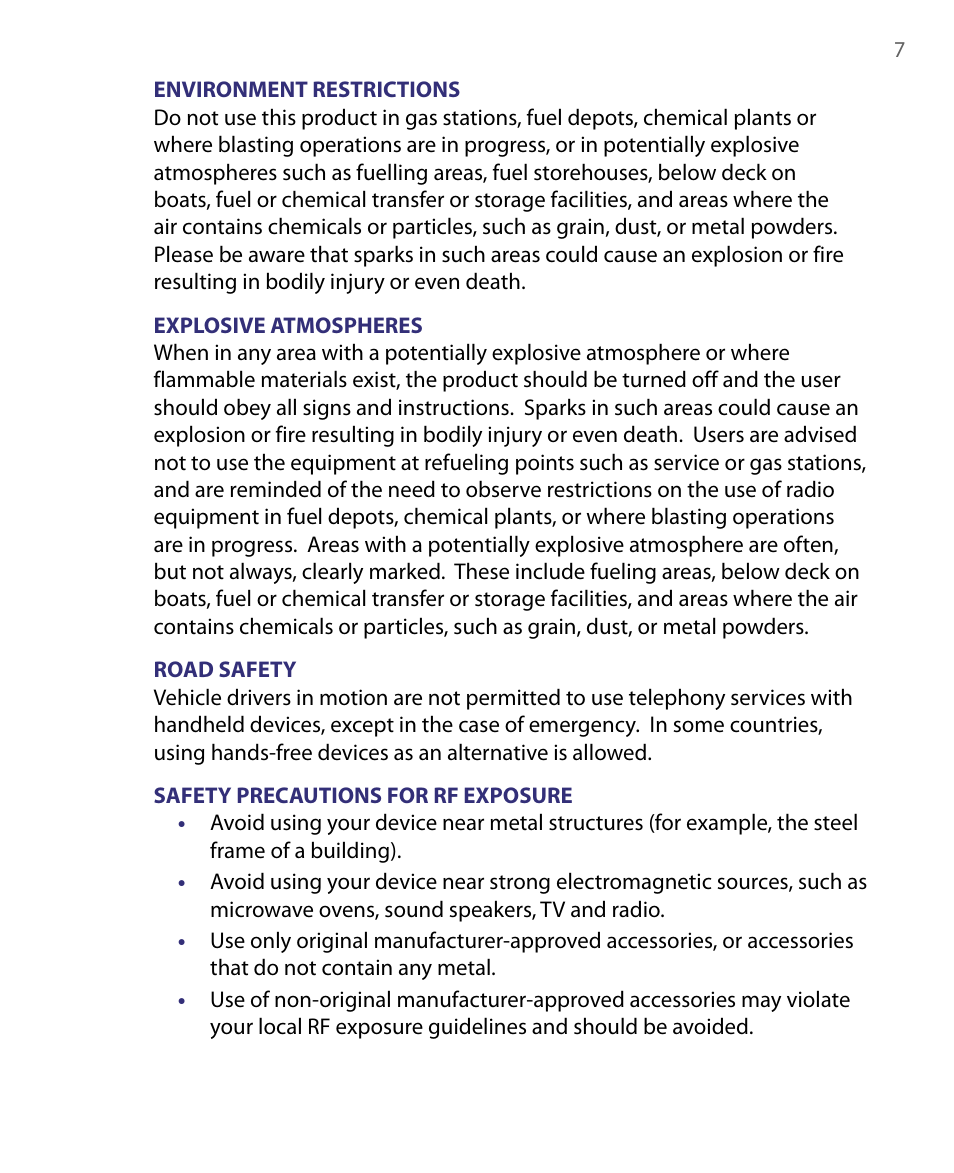 HTC Tilt 8900 User Manual | Page 7 / 240