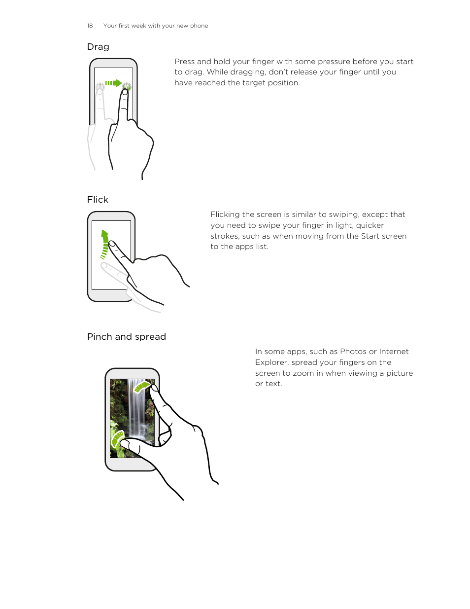 HTC 8X User Manual | Page 18 / 97