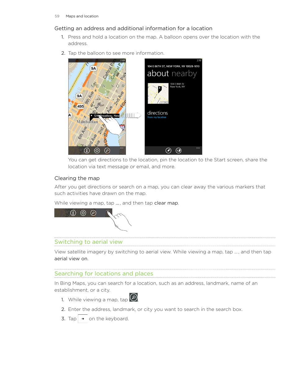 HTC Surround User Manual | Page 59 / 79