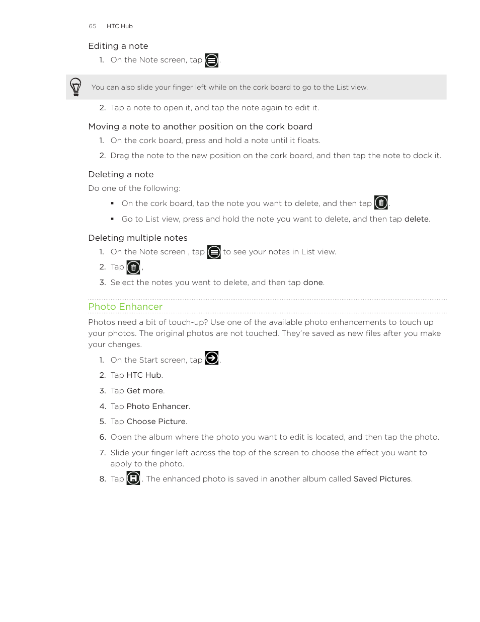 HTC Surround User Manual | Page 65 / 79