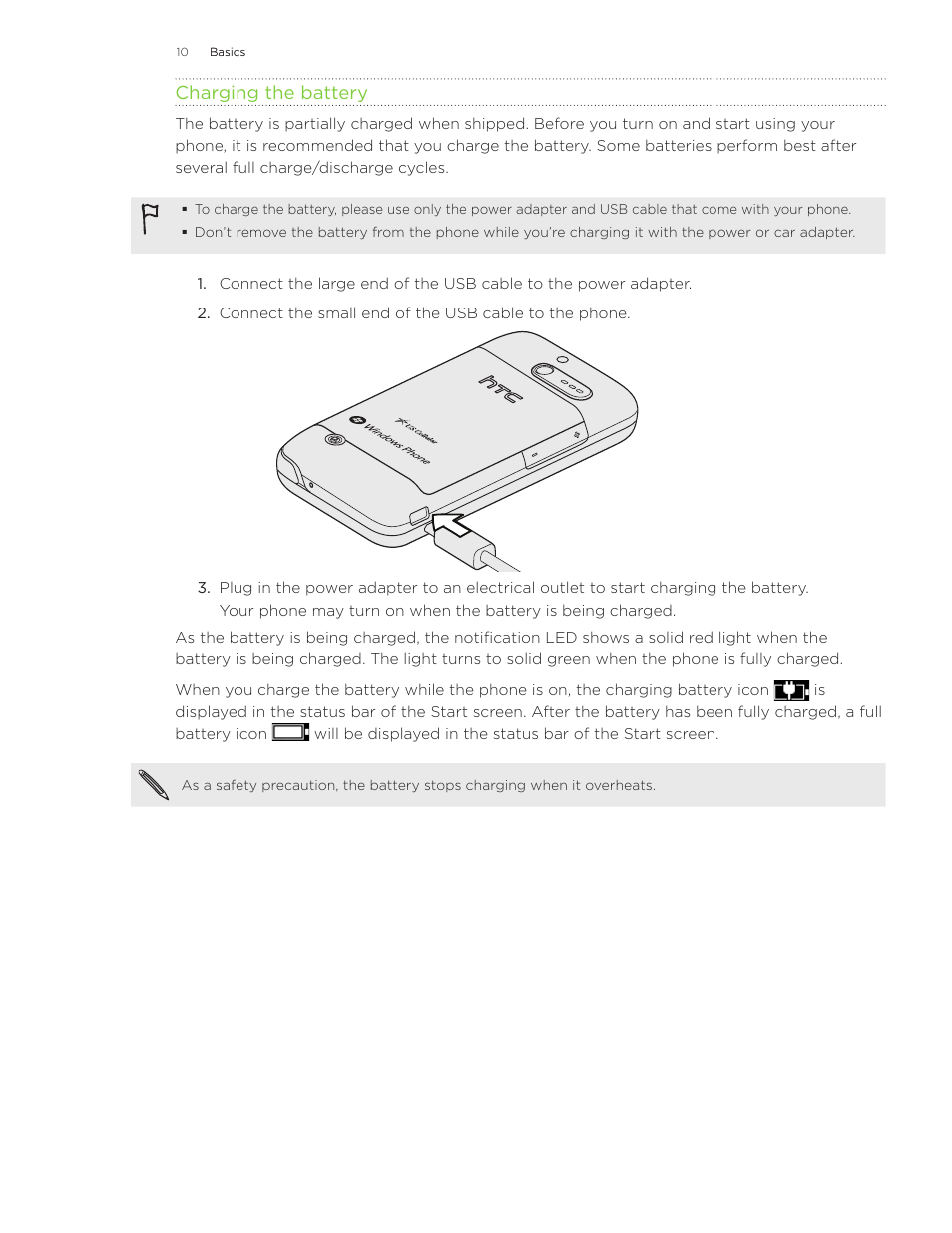 HTC 7 User Manual | Page 10 / 74