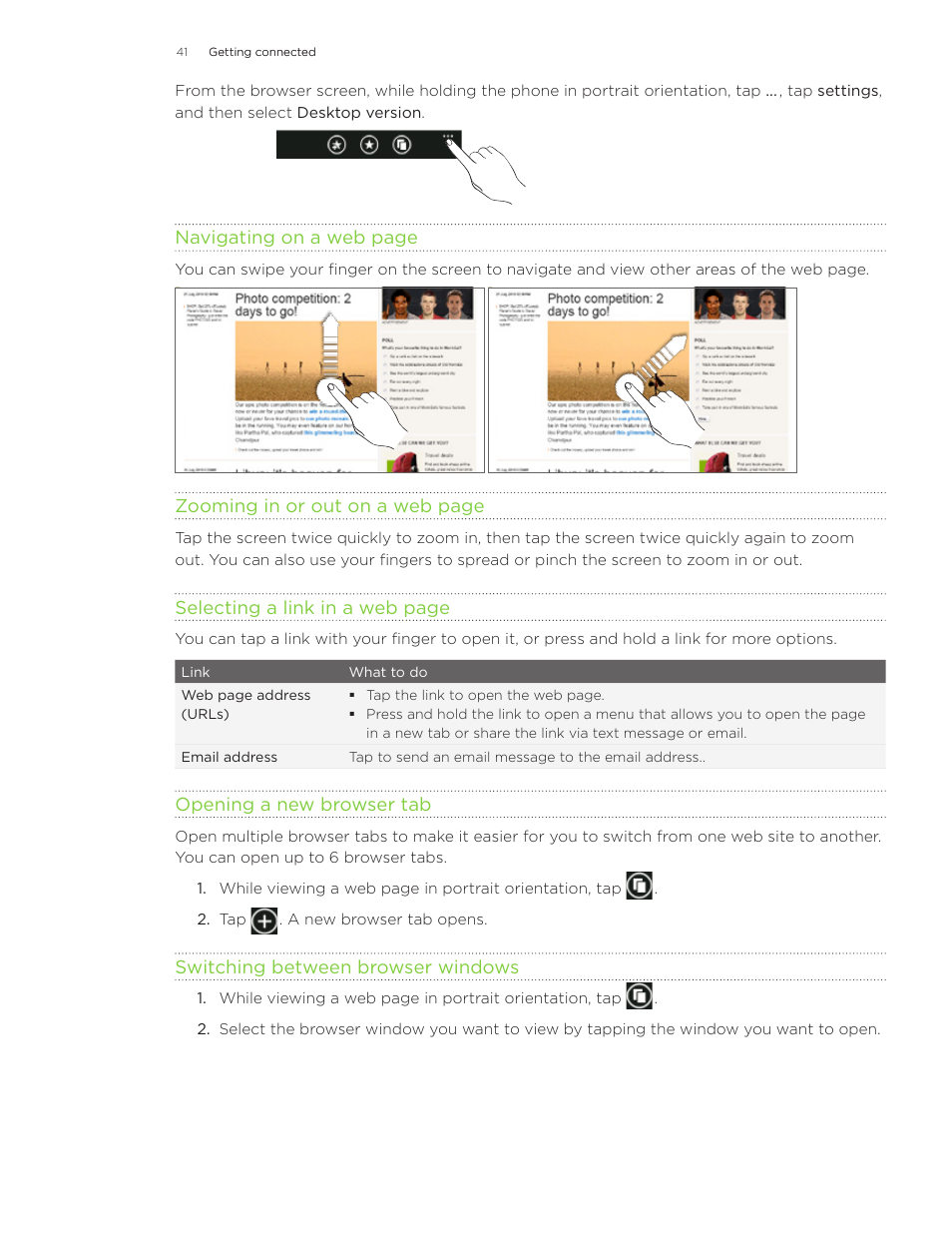 HTC 7 User Manual | Page 41 / 74