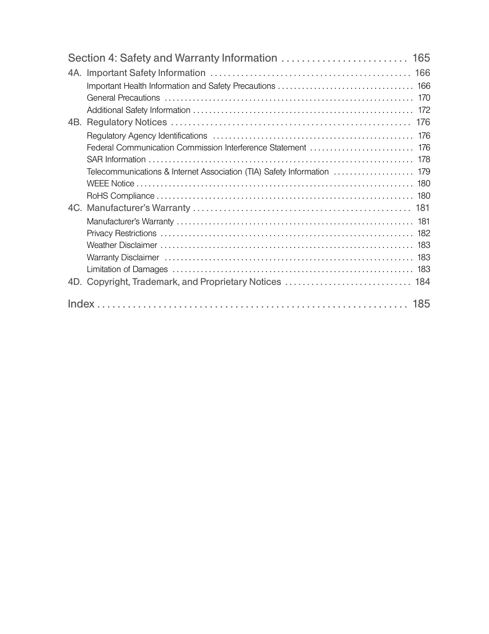 HTC EVO 4G User Manual | Page 6 / 197