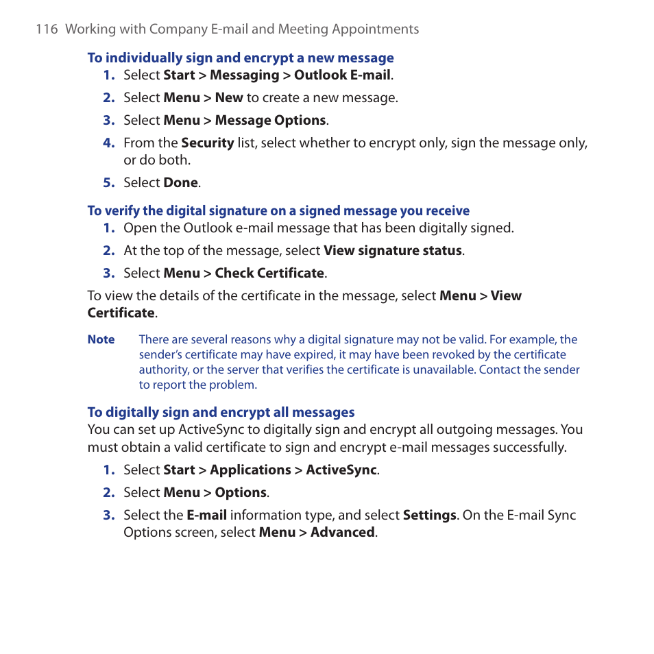 HTC Dash 3G HS S200 User Manual | Page 116 / 192