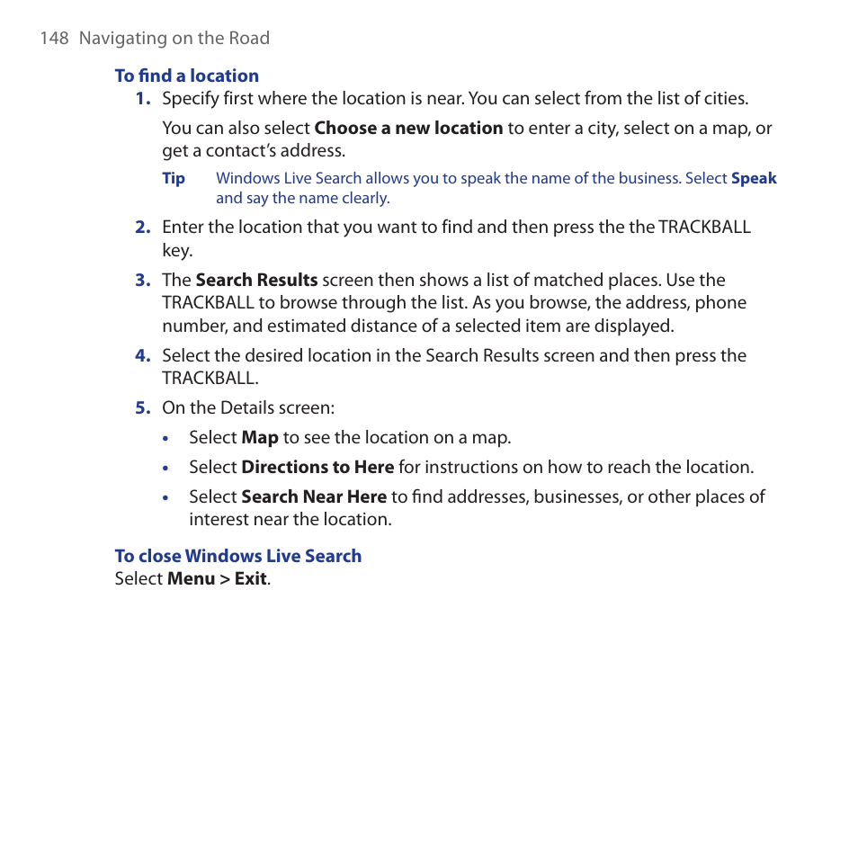 HTC Dash 3G HS S200 User Manual | Page 148 / 192