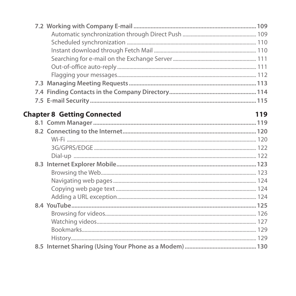 HTC Dash 3G HS S200 User Manual | Page 16 / 192