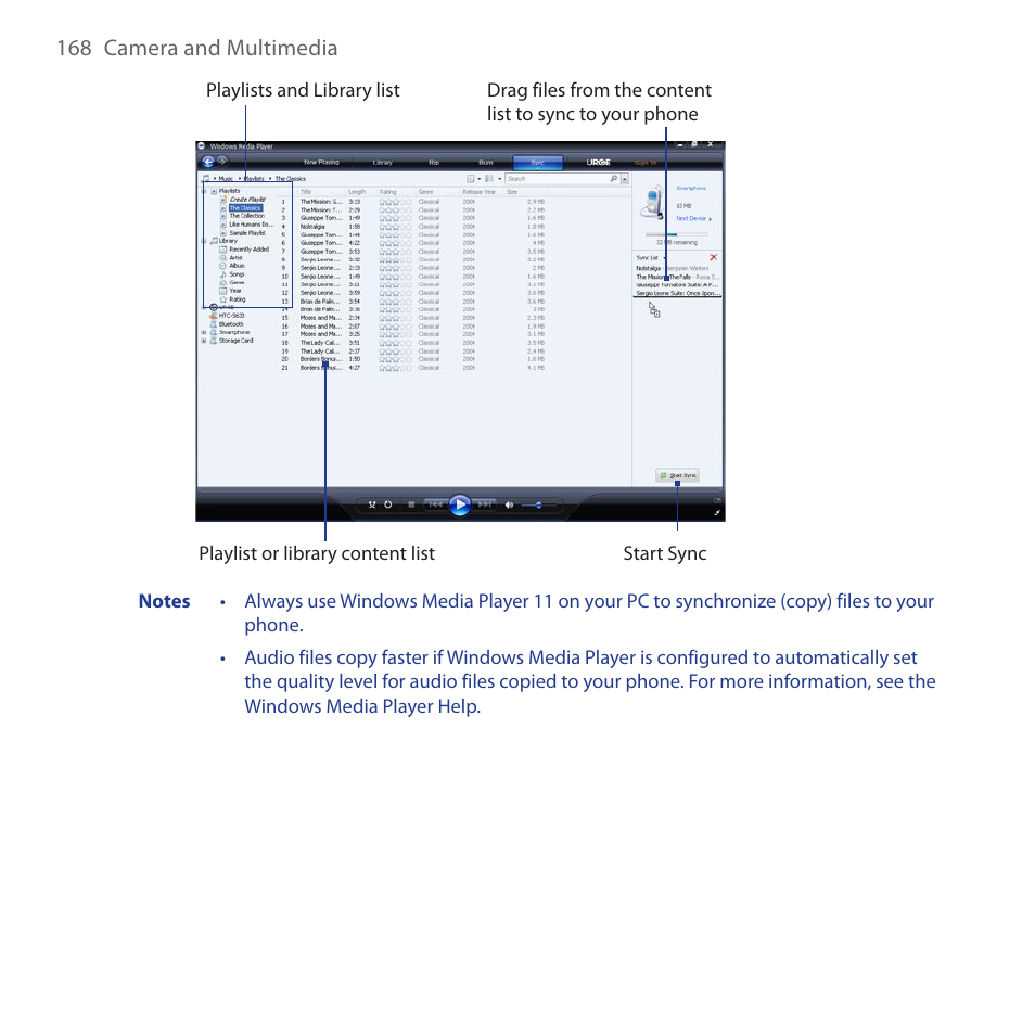HTC Dash 3G HS S200 User Manual | Page 168 / 192