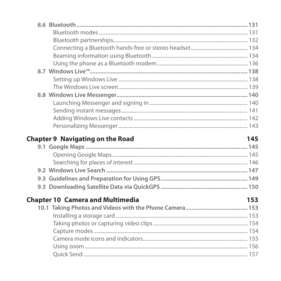 HTC Dash 3G HS S200 User Manual | Page 17 / 192