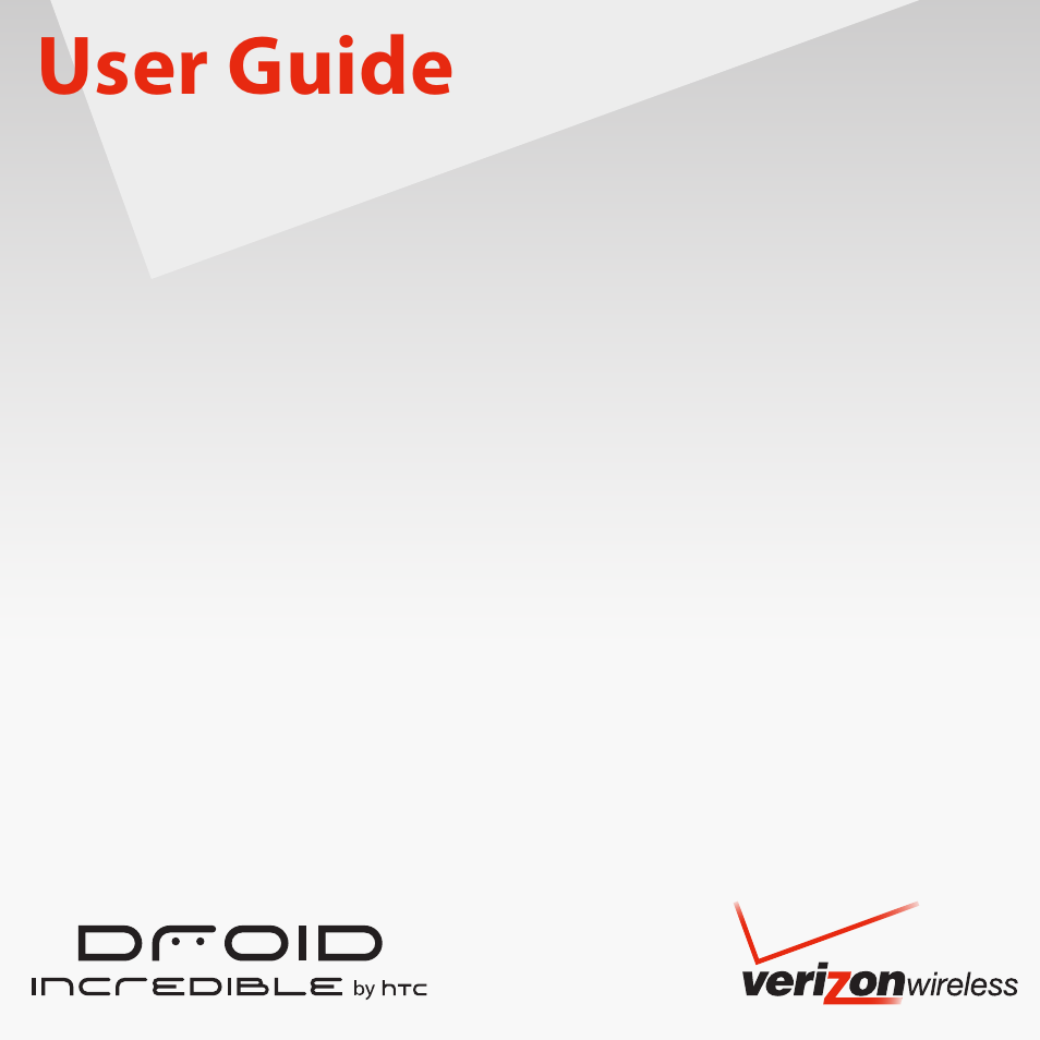 HTC DROID Incredible User Manual | 308 pages