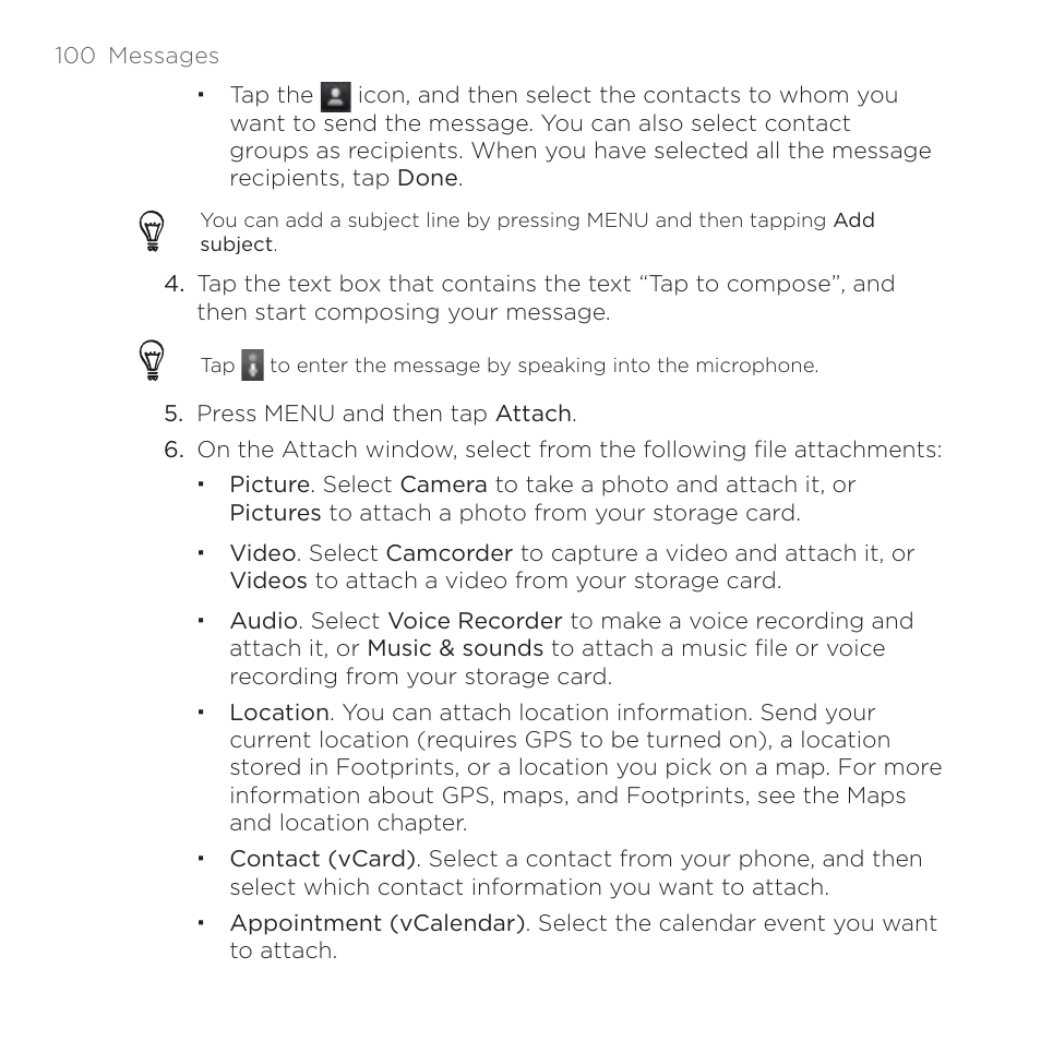 HTC DROID Incredible User Manual | Page 100 / 308