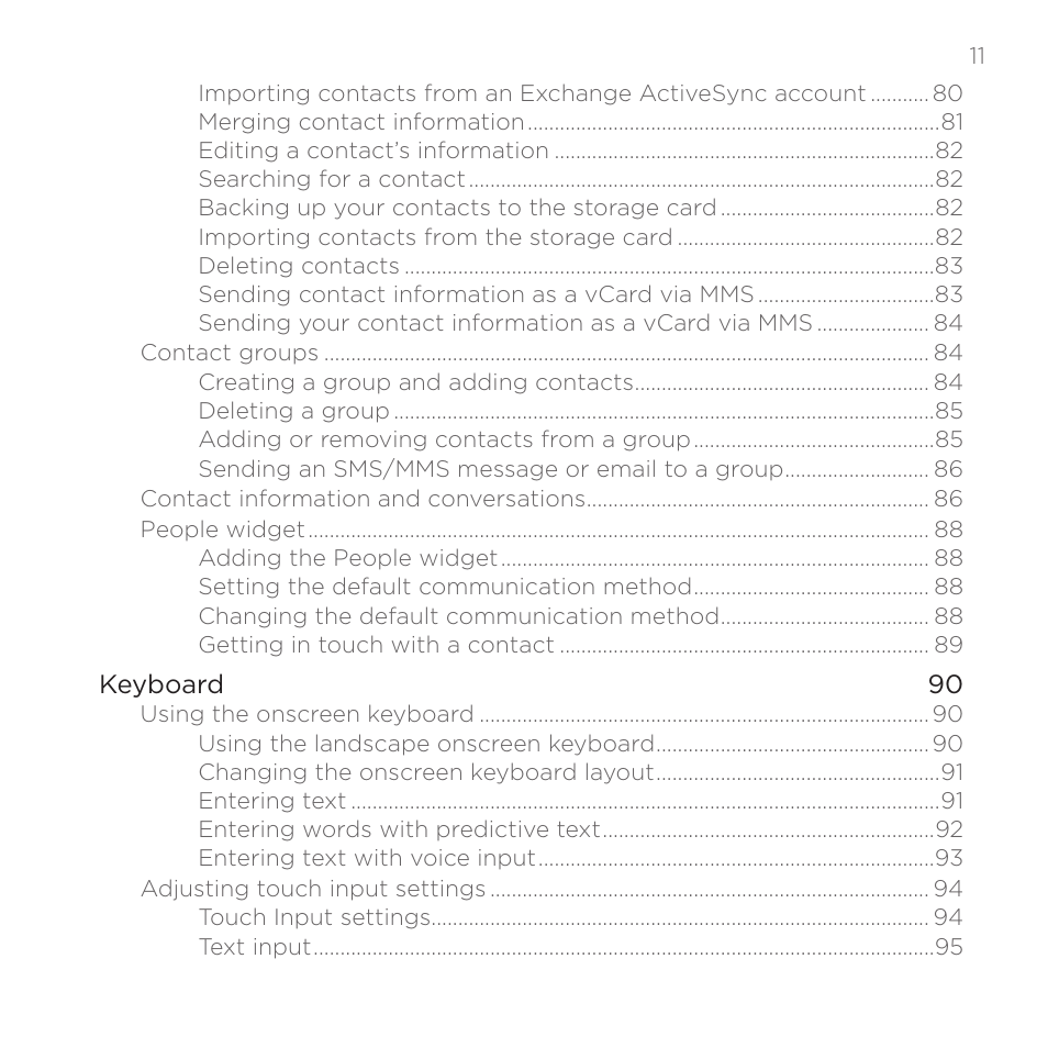 HTC DROID Incredible User Manual | Page 11 / 308