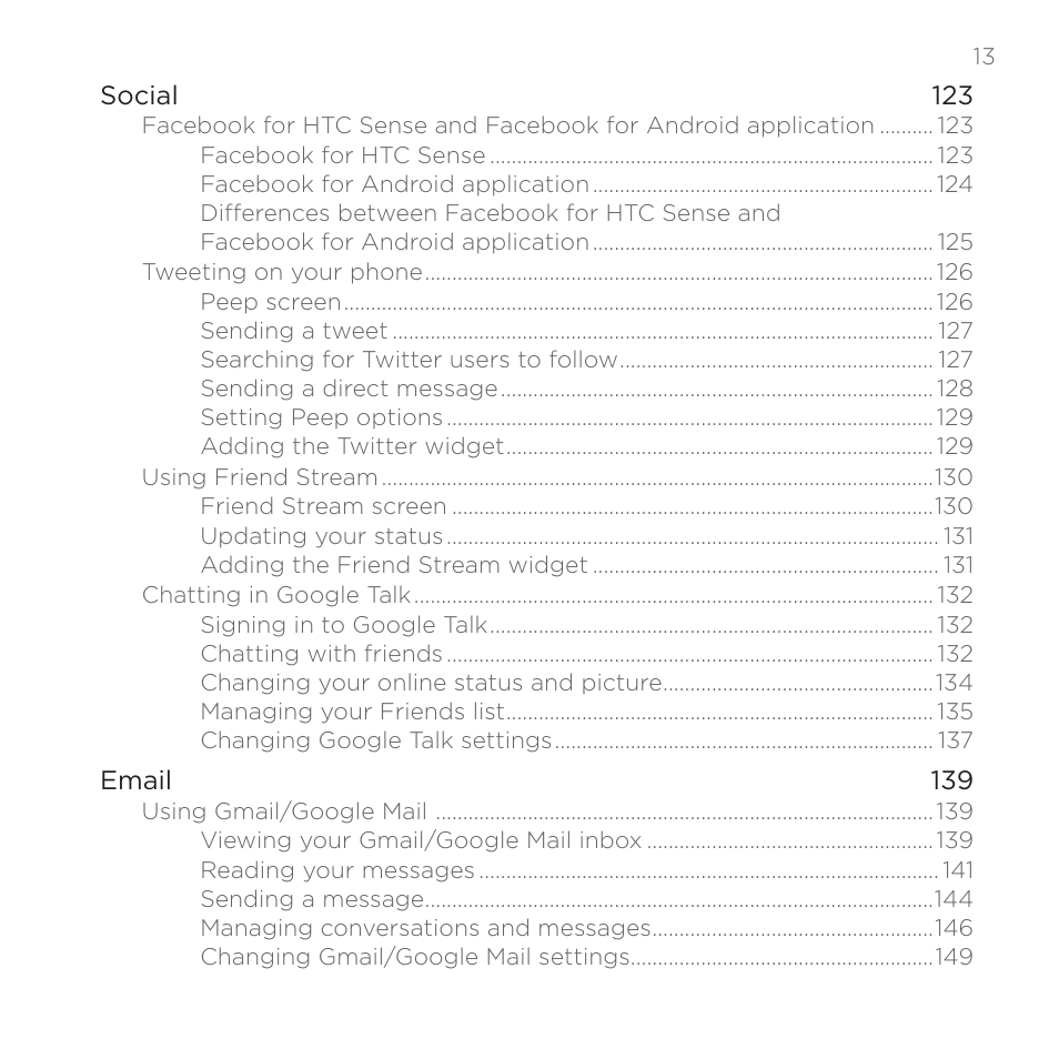 HTC DROID Incredible User Manual | Page 13 / 308