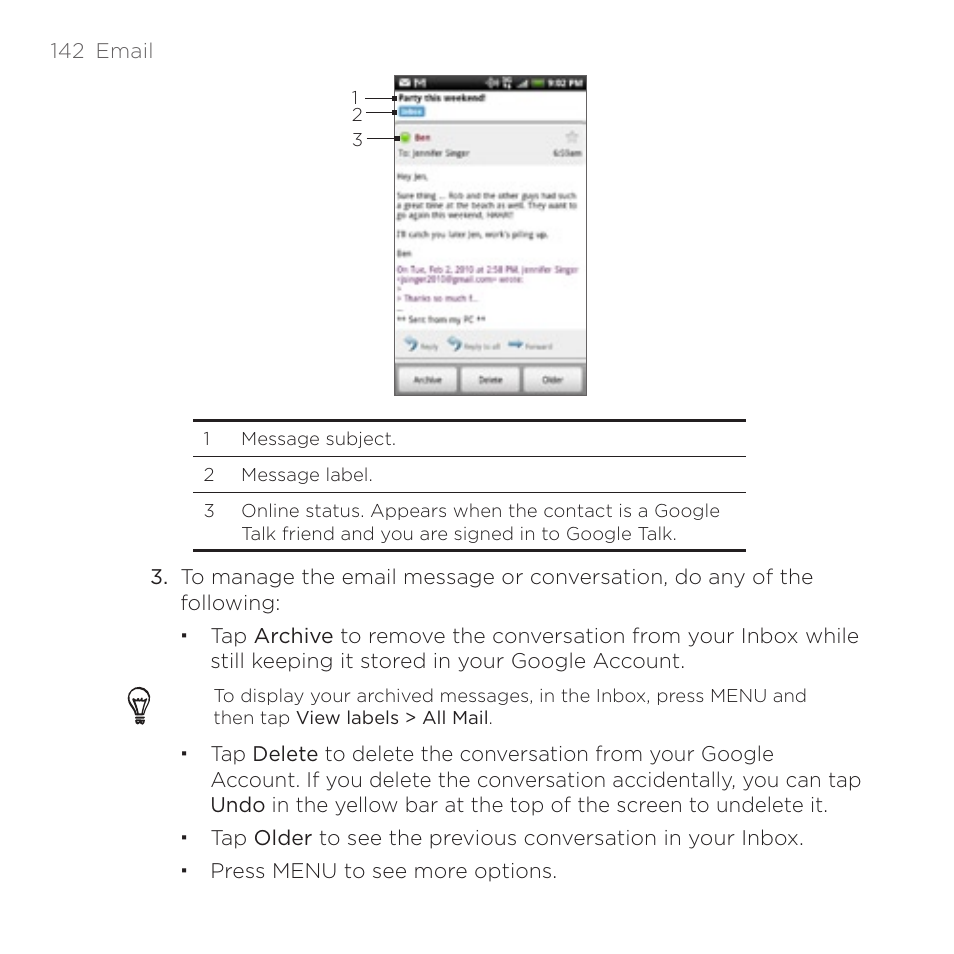 HTC DROID Incredible User Manual | Page 142 / 308