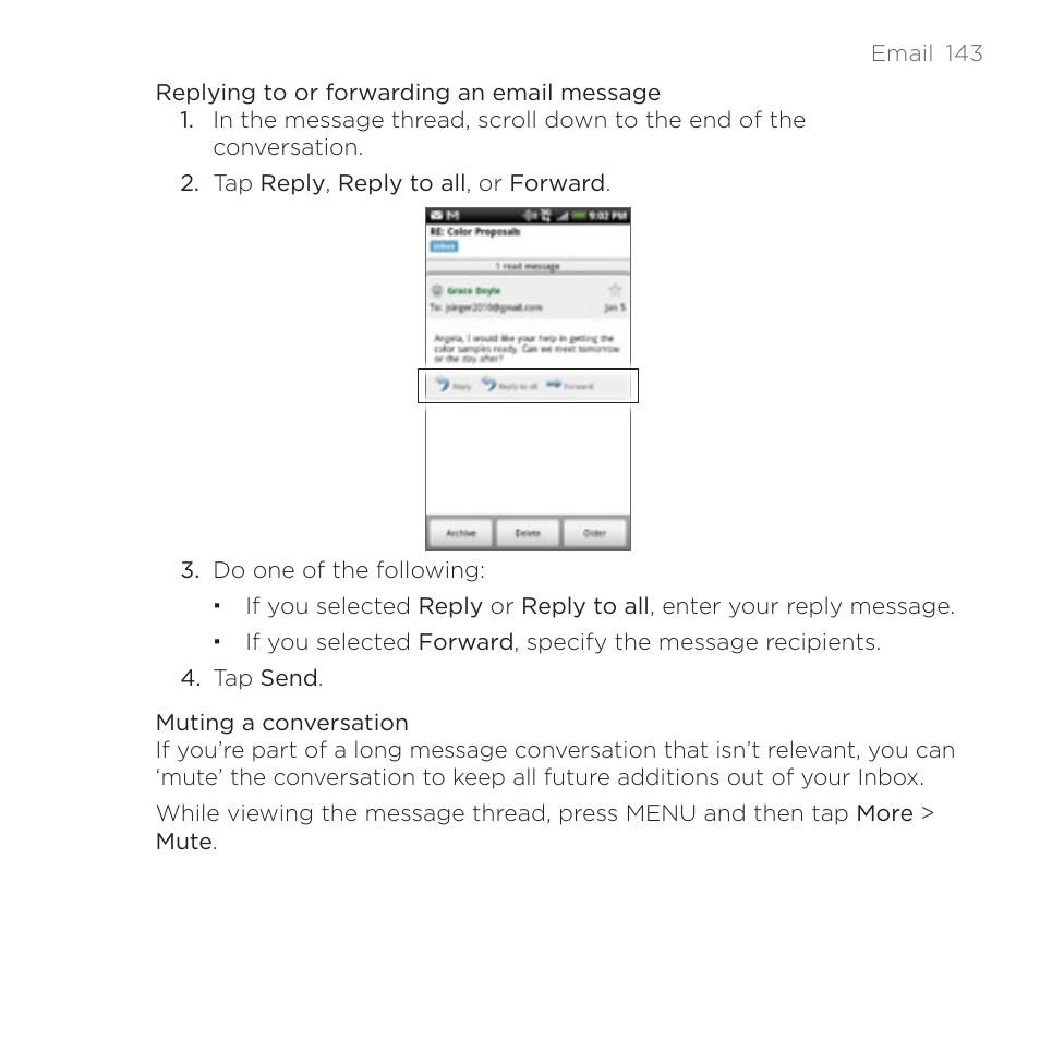 HTC DROID Incredible User Manual | Page 143 / 308