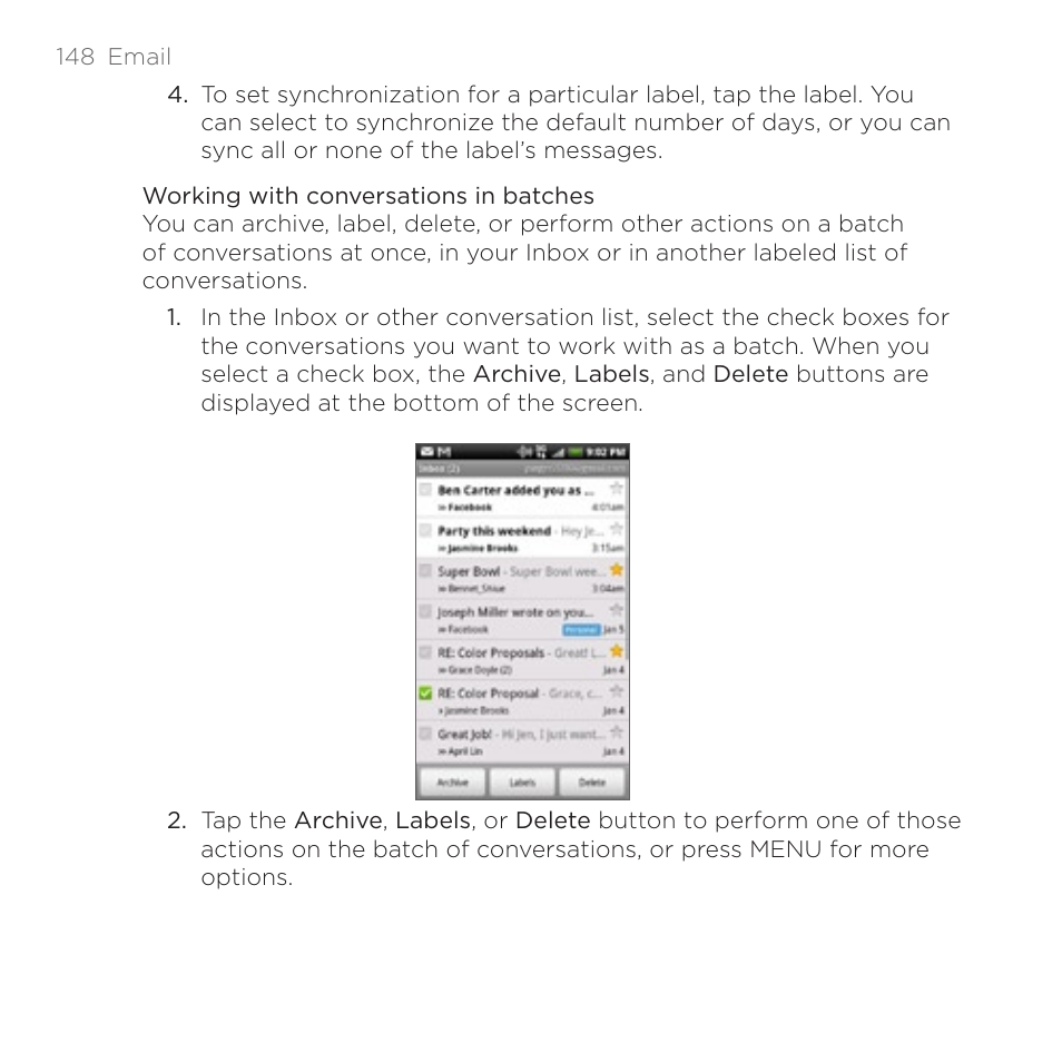 HTC DROID Incredible User Manual | Page 148 / 308