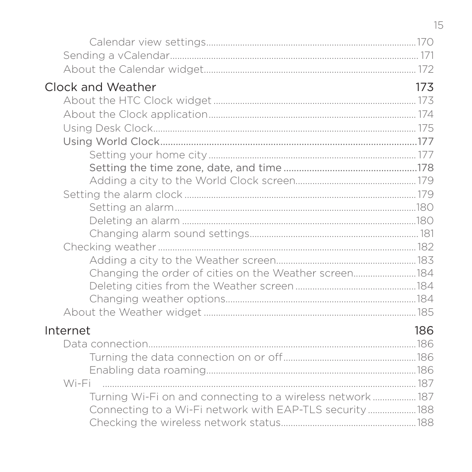 HTC DROID Incredible User Manual | Page 15 / 308