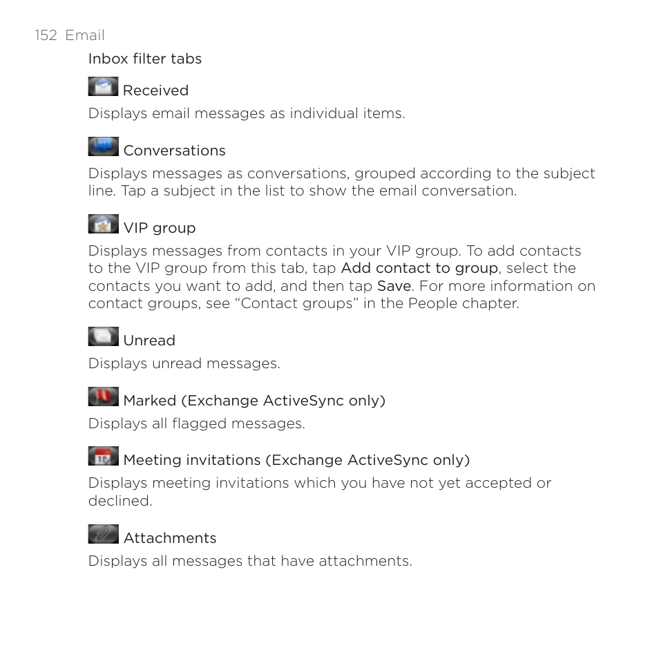 HTC DROID Incredible User Manual | Page 152 / 308
