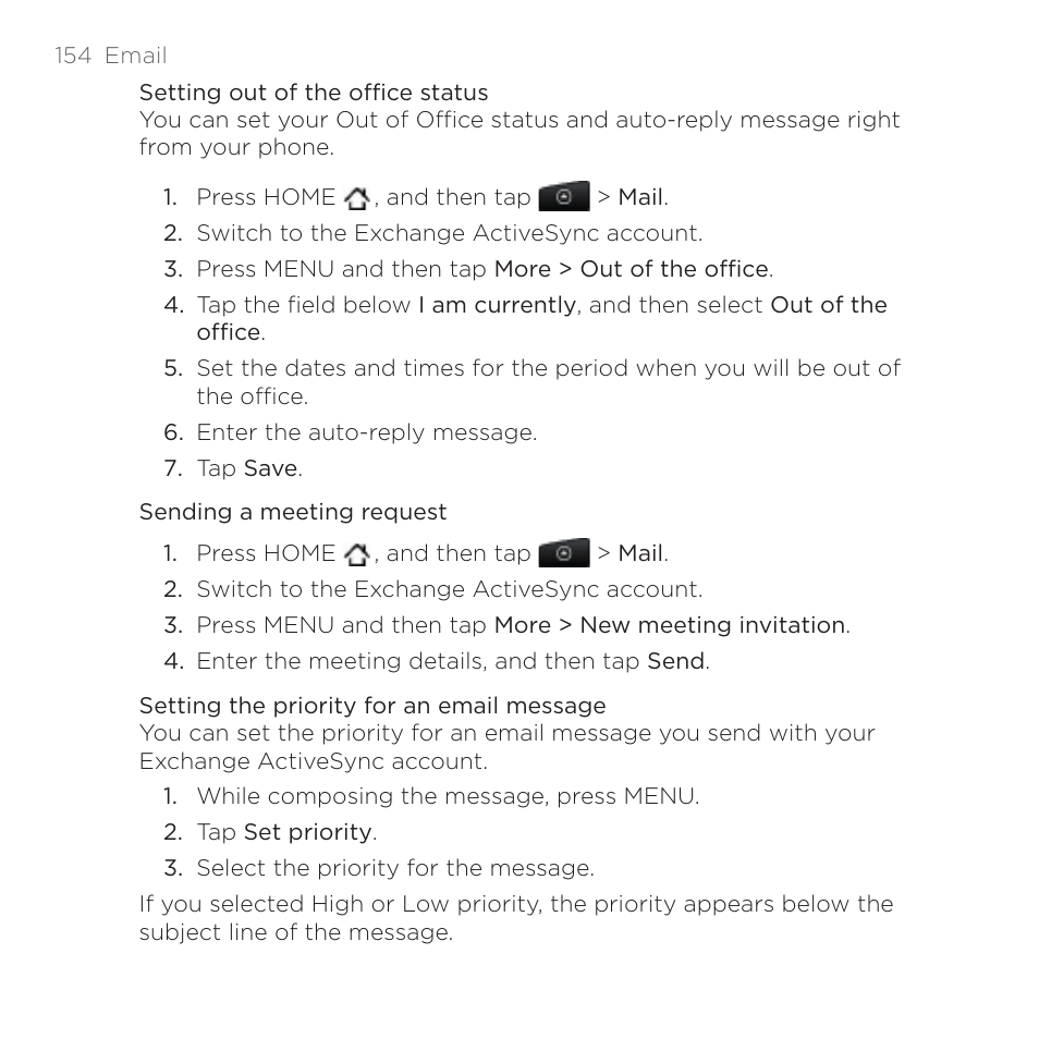 HTC DROID Incredible User Manual | Page 154 / 308
